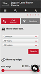 Mobile Screenshot of jaguarlandroverpeoria.com